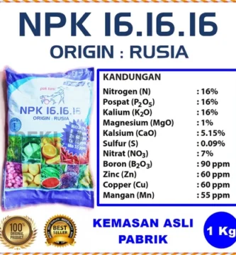 Pupuk NPK bBru Pak Tani