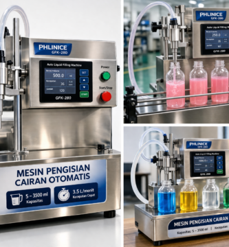 Mesin Pengisian Cairan Otomatis