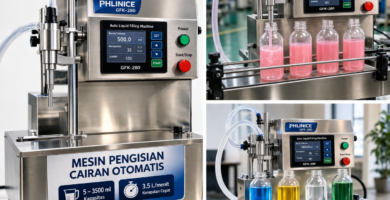 Mesin Pengisian Cairan Otomatis