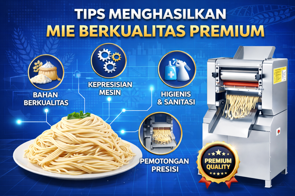 Mesin Giling Adonan Mie Otomatis