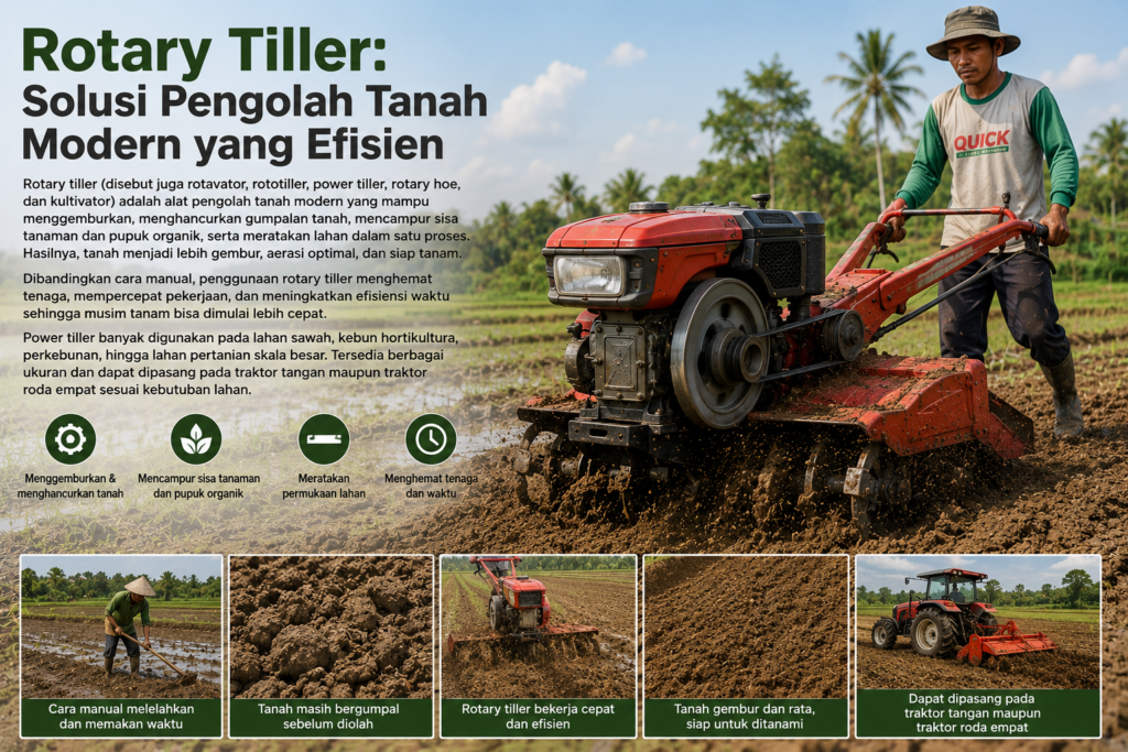 Apa Itu Rotary Tiller
