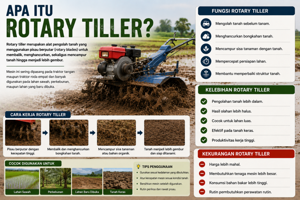 Apa Itu Rotary Tiller