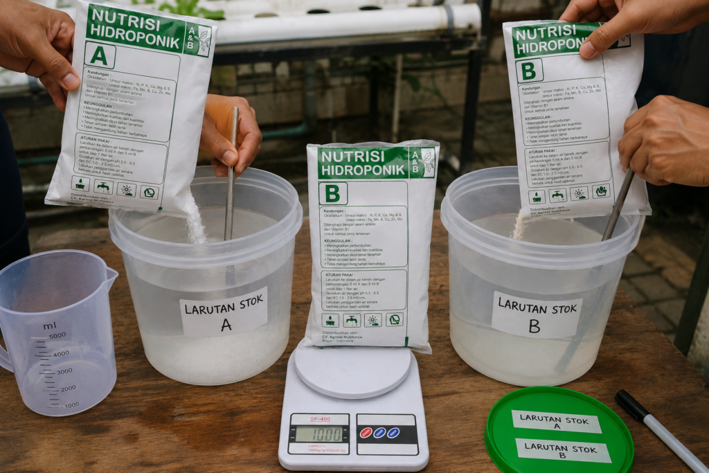 Cara Menggunakan Nutrisi AB Mix