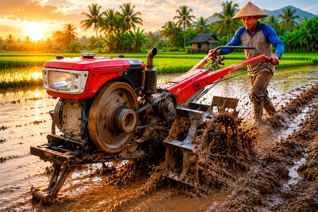 Fungsi Traktor Tangan Traktor tangan