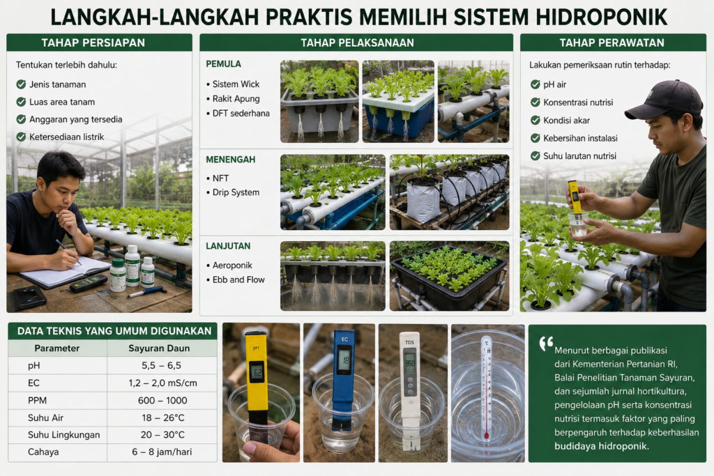 Jenis-Jenis Sistem Hidroponik