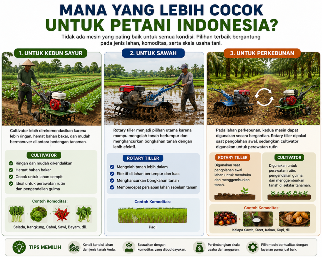 Mana yang Lebih Cocok untuk Petani Indonesia