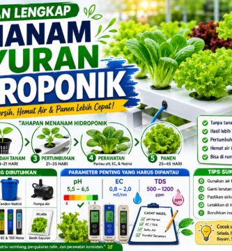 Panduan Lengkap Menanam Sayuran Hidroponik