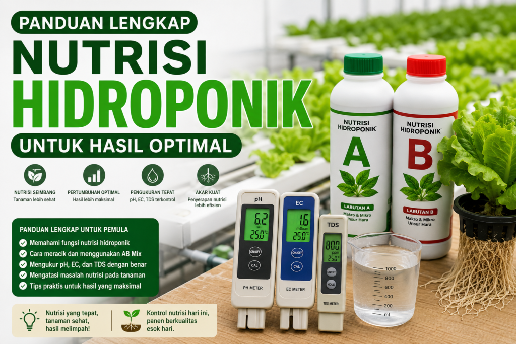 Panduan Lengkap Nutrisi Hidroponik untuk Hasil Optimal