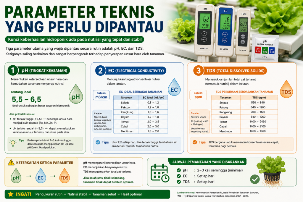 Panduan Lengkap Nutrisi Hidroponik
