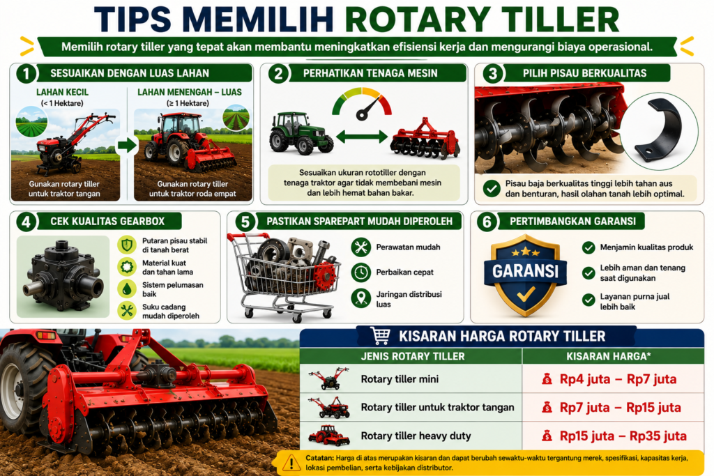 Tips Memilih power tiller
