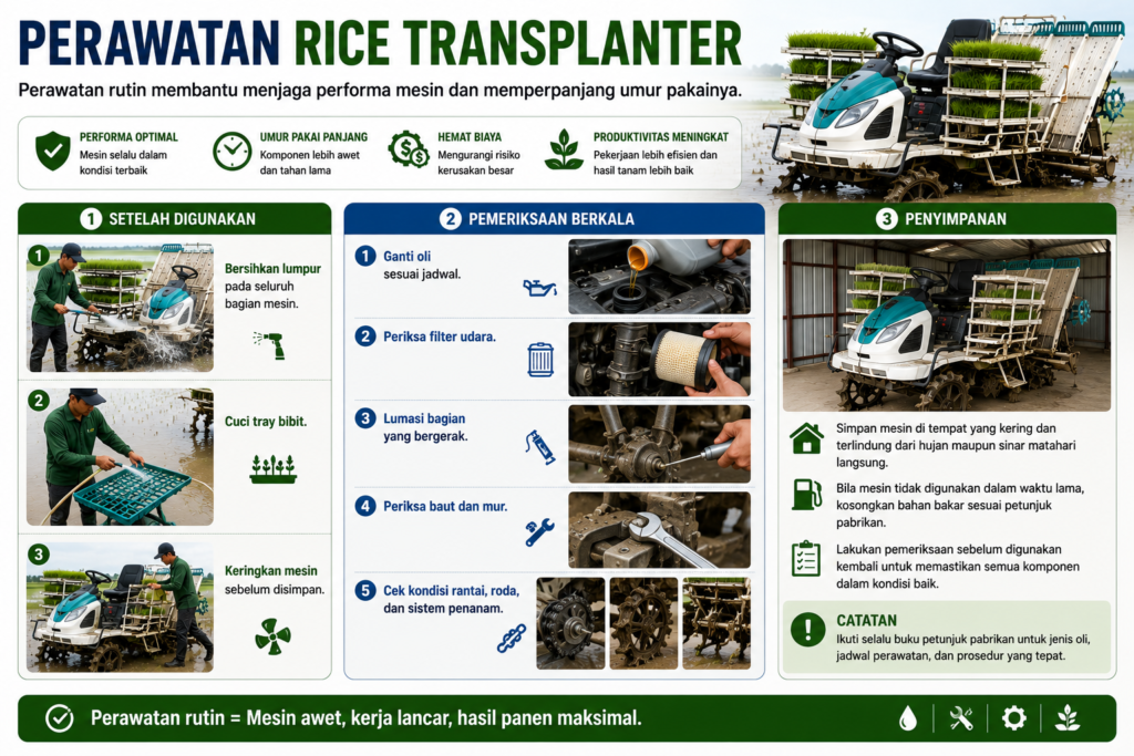 Perawatan Rice Transplanter