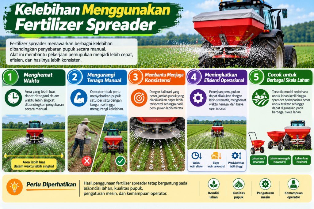 Kelebihan Menggunakan Fertilizer Spreader