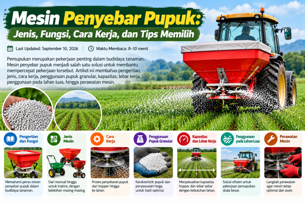 Mesin Penyebar Pupuk